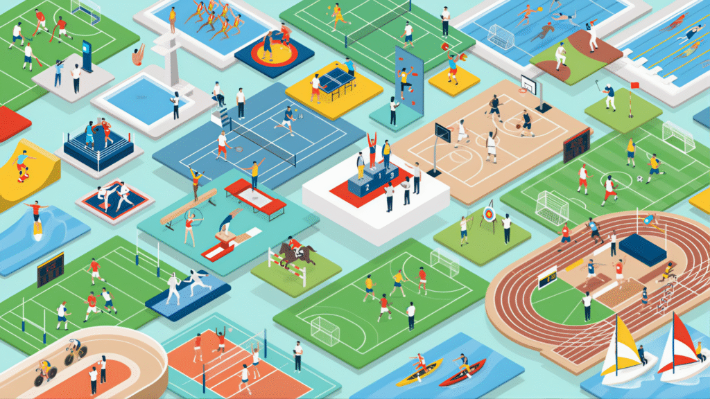 esportes mais praticados no mundo